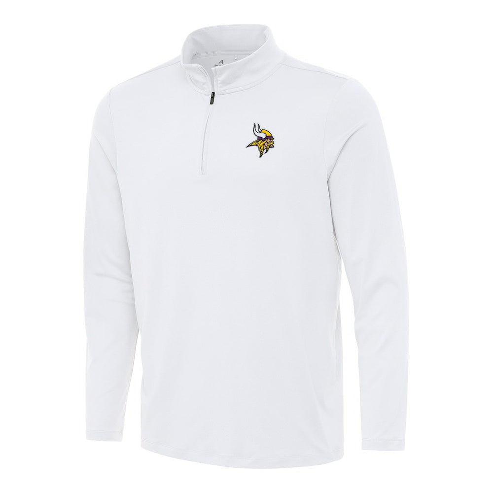 Minnesota Vikings Antigua Reprocess Quarter-Zip Top - White Tops