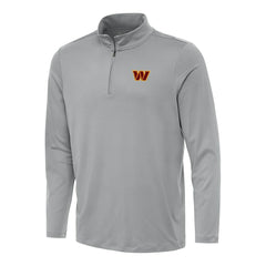 Washington Commanders Antigua Reprocess Quarter-Zip Top - Gray Tops
