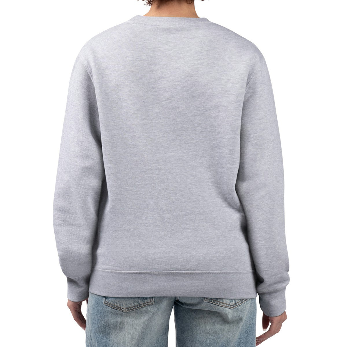 Oklahoma City Thunder G-III 4Her by Carl Banks Women's Flowers Team Logo Graphic Fleece Crewneck Pullover Sweatshirt Heather Gray