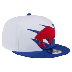 Buffalo Bills New Era Throwback Jagged 9FiFTY Snapback Hat - Royal Hats