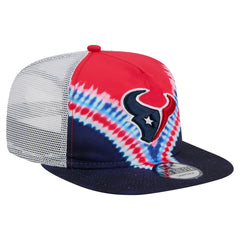 Houston Texans New Era Throwback Dye Golfer Snapback Hat - Red/Navy Hats