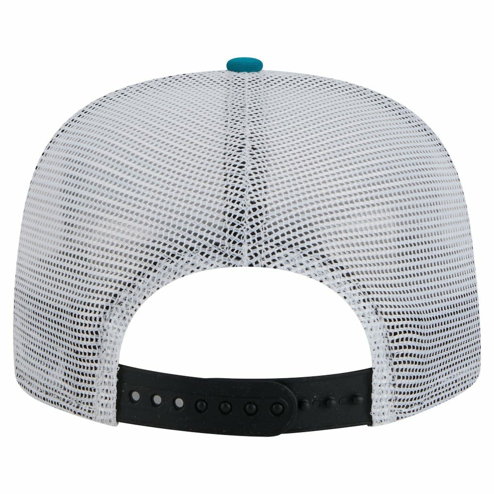 Jacksonville Jaguars New Era Throwback Dye Golfer Snapback Hat - Teal/Black Hats
