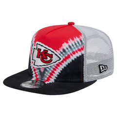 Kansas City Chiefs New Era Throwback Dye Golfer Snapback Hat - Red/Black Hats