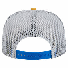 Los Angeles Chargers New Era Throwback Dye Golfer Snapback Hat - Gold/Blue Hats