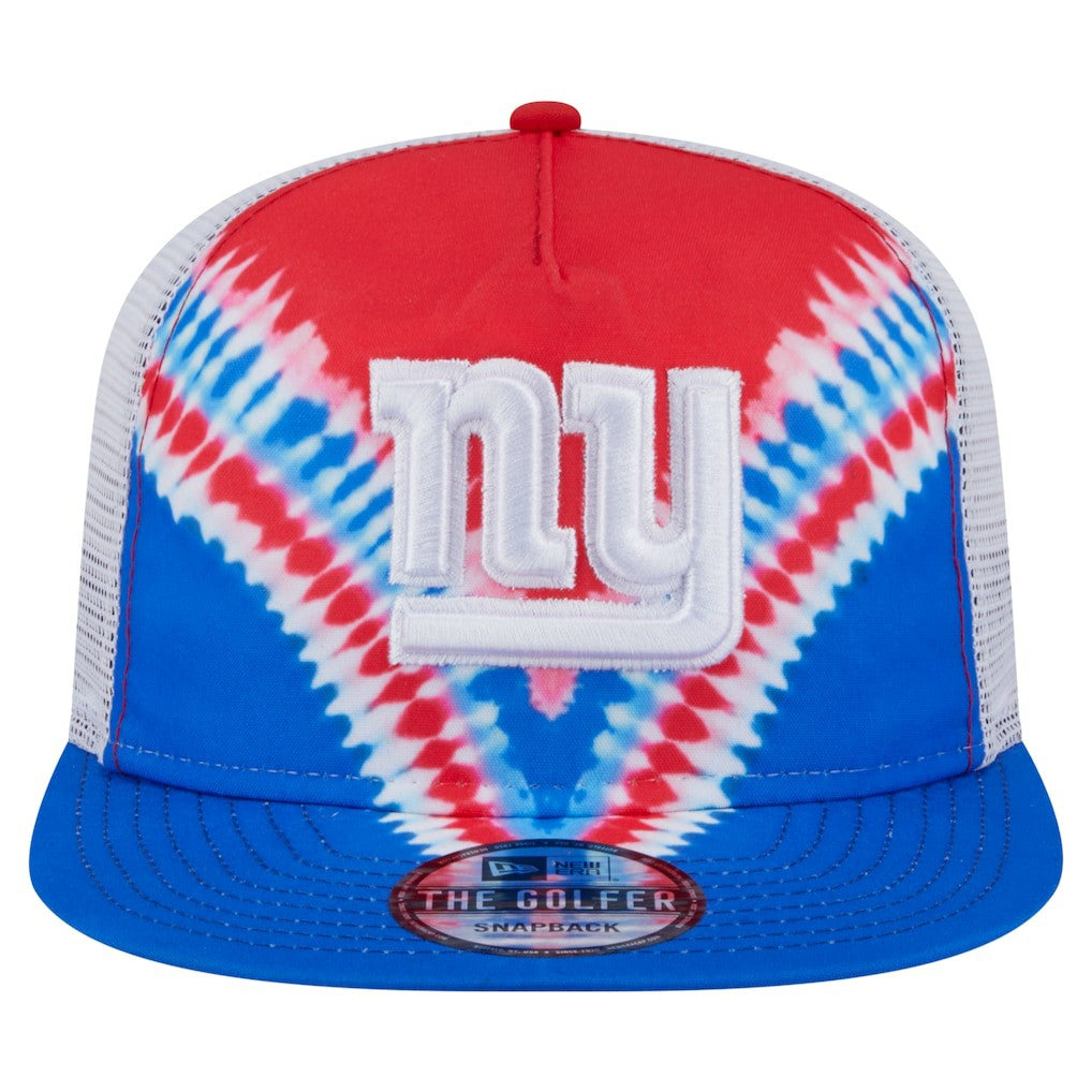 New York Giants New Era Throwback Dye Golfer Snapback Hat - Red/Royal Hats