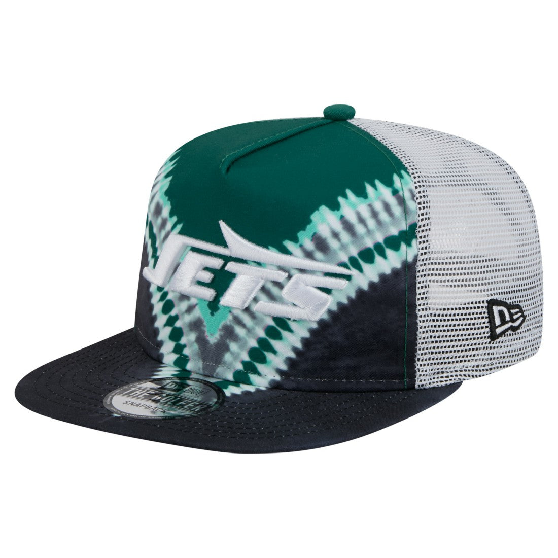 New York Jets New Era Throwback Dye Golfer Snapback Hat - Green/Black Hats