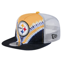 Pittsburgh Steelers New Era Throwback Dye Golfer Snapback Hat - Gold/Black Hats