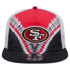San Francisco 49ers New Era Throwback Dye Golfer Snapback Hat - Scarlet/Black Hats