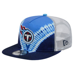 Tennessee Titans New Era Throwback Dye Golfer Snapback Hat - Light Blue/Navy Hats