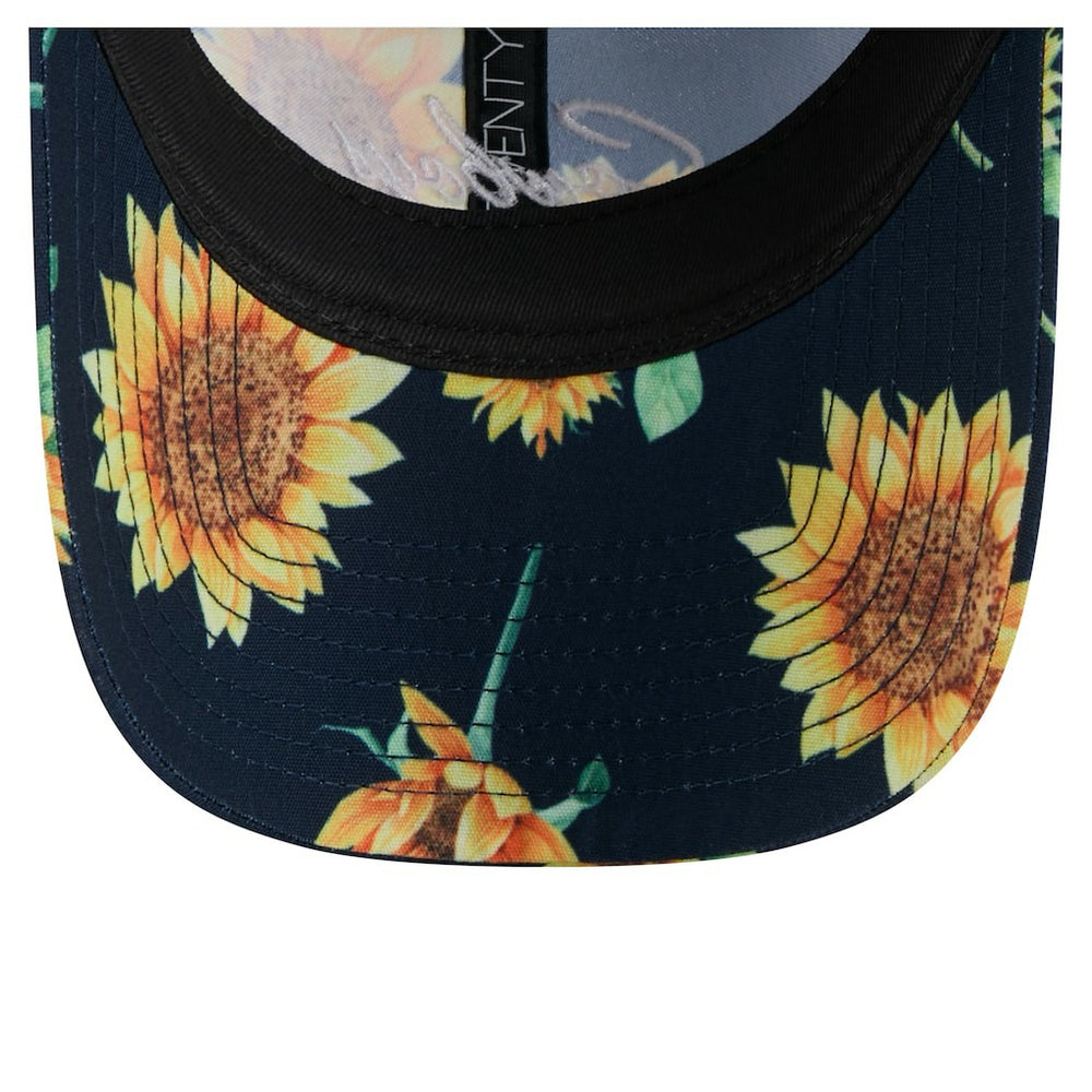Dallas Cowboys New Era Women's Adventure Sunflower 9TWENTY Adjustable Hat - Navy Hats
