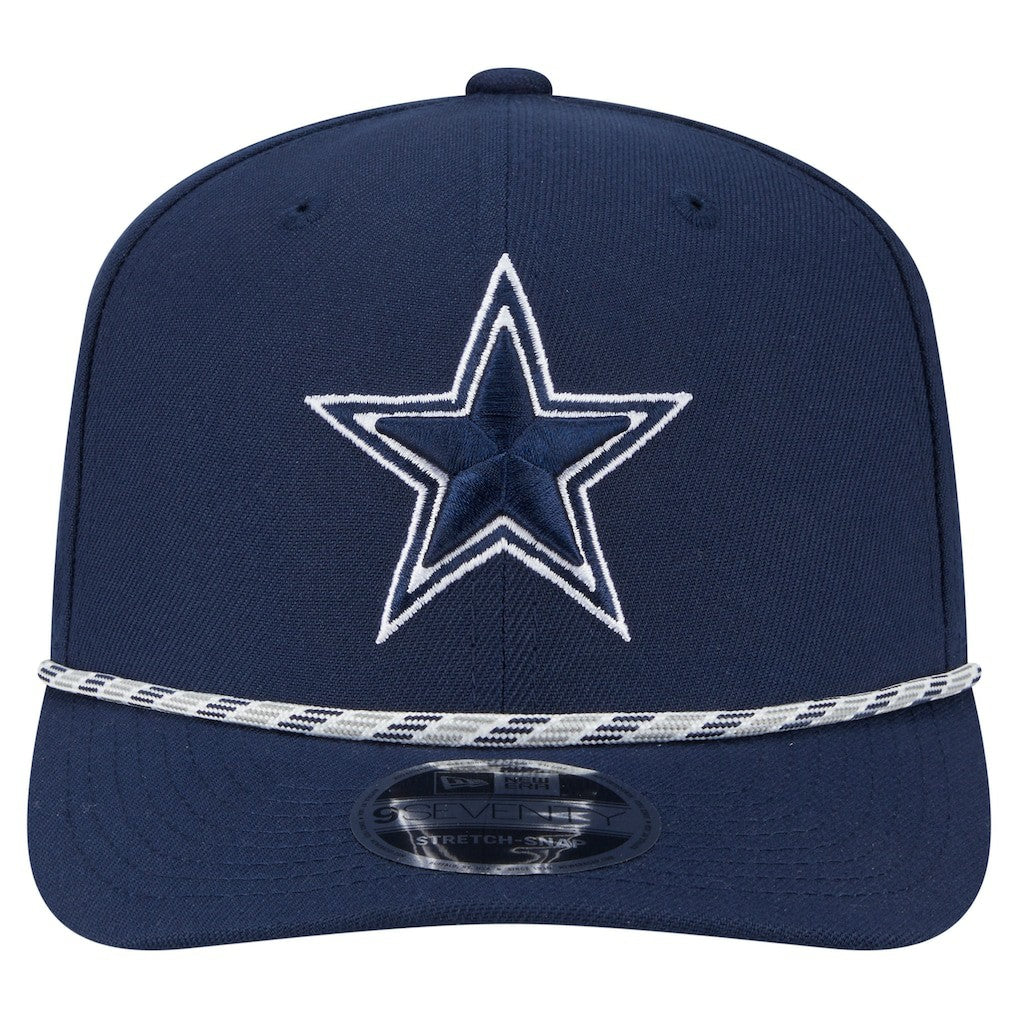 Dallas Cowboys New Era Gameday Multi Rope 9SEVENTY Stretch-Snap Hat - Navy Hats