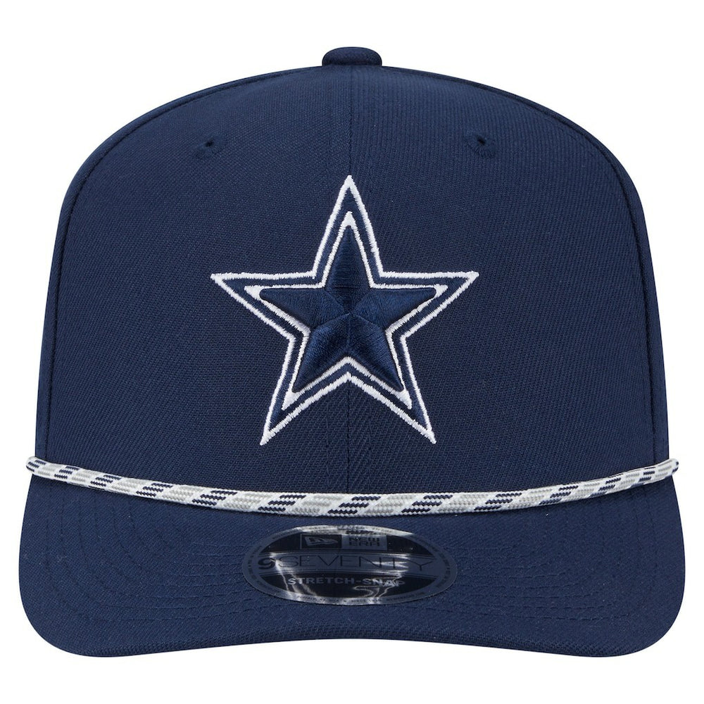 Dallas Cowboys New Era Gameday Multi Rope 9SEVENTY Stretch-Snap Hat - Navy Hats