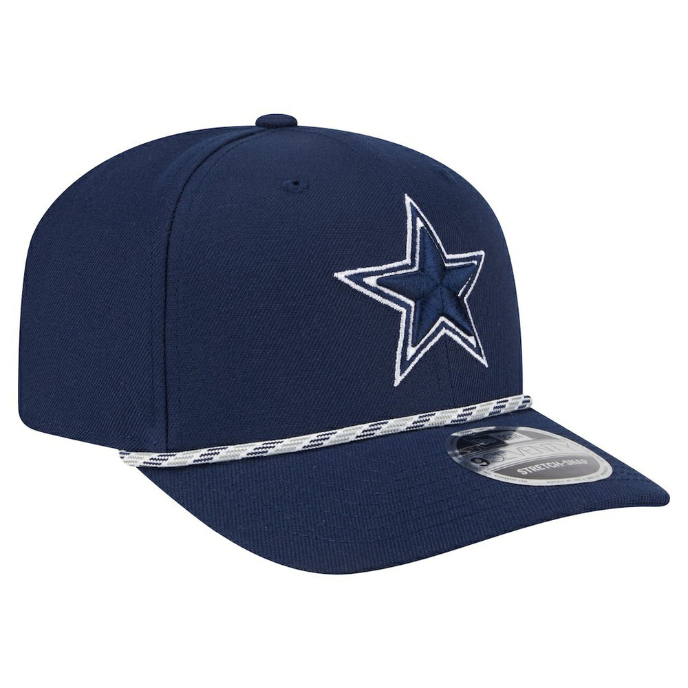 Dallas Cowboys New Era Gameday Multi Rope 9SEVENTY Stretch-Snap Hat - Navy Hats