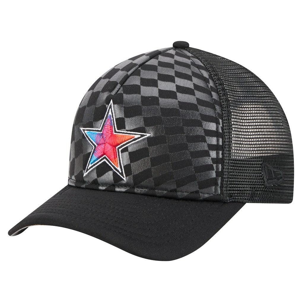 Dallas Cowboys New Era Gradient 9FORTY Adjustable Hat - Black Hats