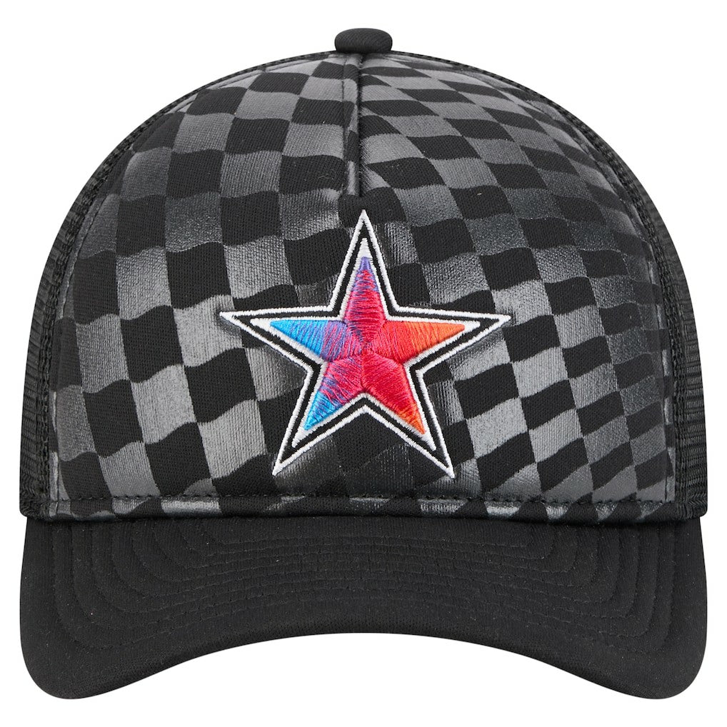 Dallas Cowboys New Era Gradient 9FORTY Adjustable Hat - Black Hats
