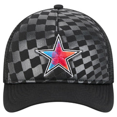Dallas Cowboys New Era Gradient 9FORTY Adjustable Hat - Black Hats