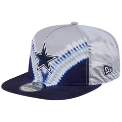 Dallas Cowboys New Era Throwback Dye Golfer Snapback Hat - Gray/Navy Hats