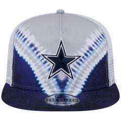 Dallas Cowboys New Era Throwback Dye Golfer Snapback Hat - Gray/Navy Hats
