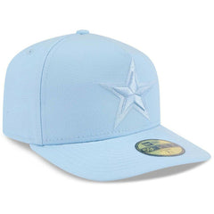 Dallas Cowboys New Era Color Pack A-Frame 59FIFTY Fitted Hat - Light Blue Hats