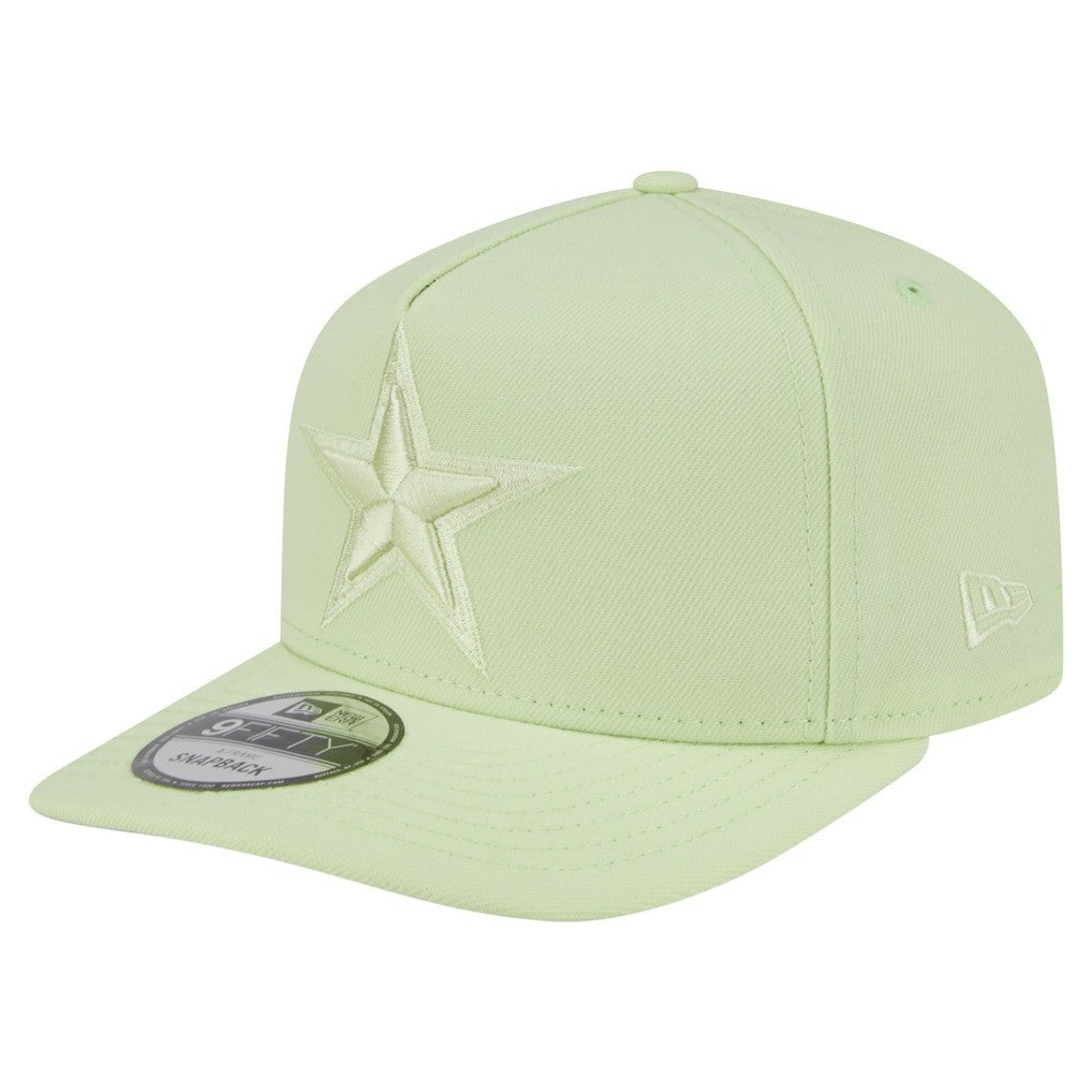 Dallas Cowboys New Era Color Pack 9FIFTY Snapback Hat - Light Green Hats