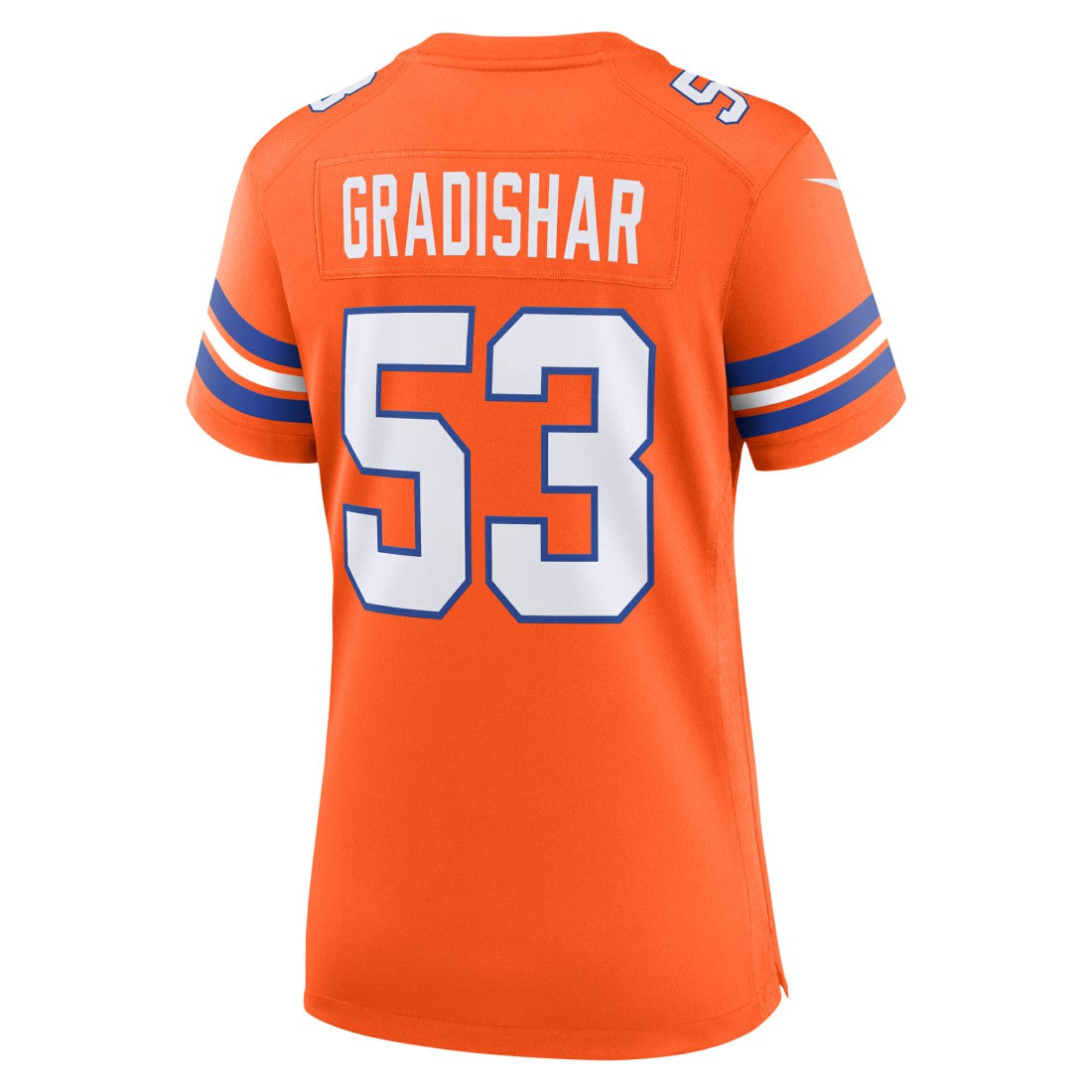 Randy Gradishar Denver Broncos Women's Mile High Collection 1977 Throwback Retired Player Game Jersey - Orange Jerseys