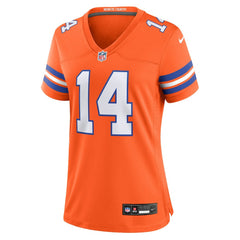 Courtland Sutton Denver Broncos Women's Mile High Collection 1977 Throwback Player Game Jersey - Orange Jerseys