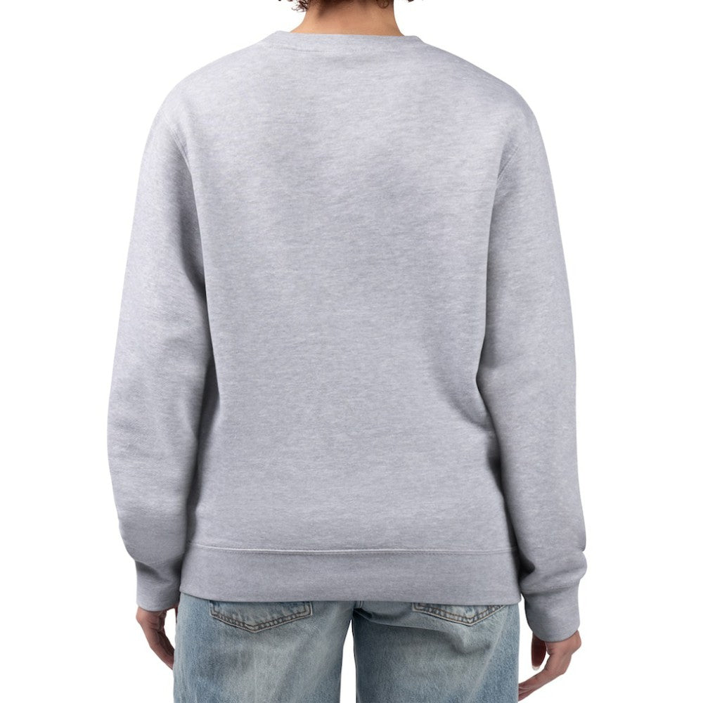 Chicago Blackhawks G-III 4Her by Carl Banks Women's Flower Logo Pullover Sweatshirt - Heather Gray | US 201906082
