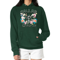 Dallas Stars G-III 4Her by Carl Banks Women's Flower Logo Pullover Hoodie - Green | US 201906149