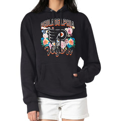Philadelphia Flyers G-III 4Her by Carl Banks Women's Flower Logo Pullover Hoodie - Black | US 201906173