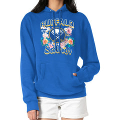 Buffalo Sabres G-III 4Her by Carl Banks Women's Flower Logo Pullover Hoodie - Royal | US 201906185