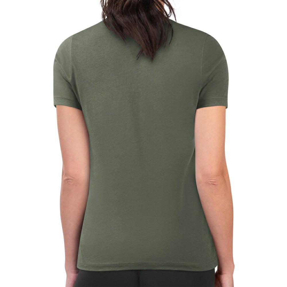 Dallas Stars G-III 4Her by Carl Banks Women's Super-Slim Fit Lightweight Flower Logo T-Shirt - Green | US 201906262