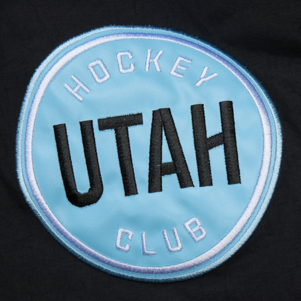 Utah Hockey Club Mitchell & Ness Retro Anorak Half-Zip Jacket - Black | US 201906426