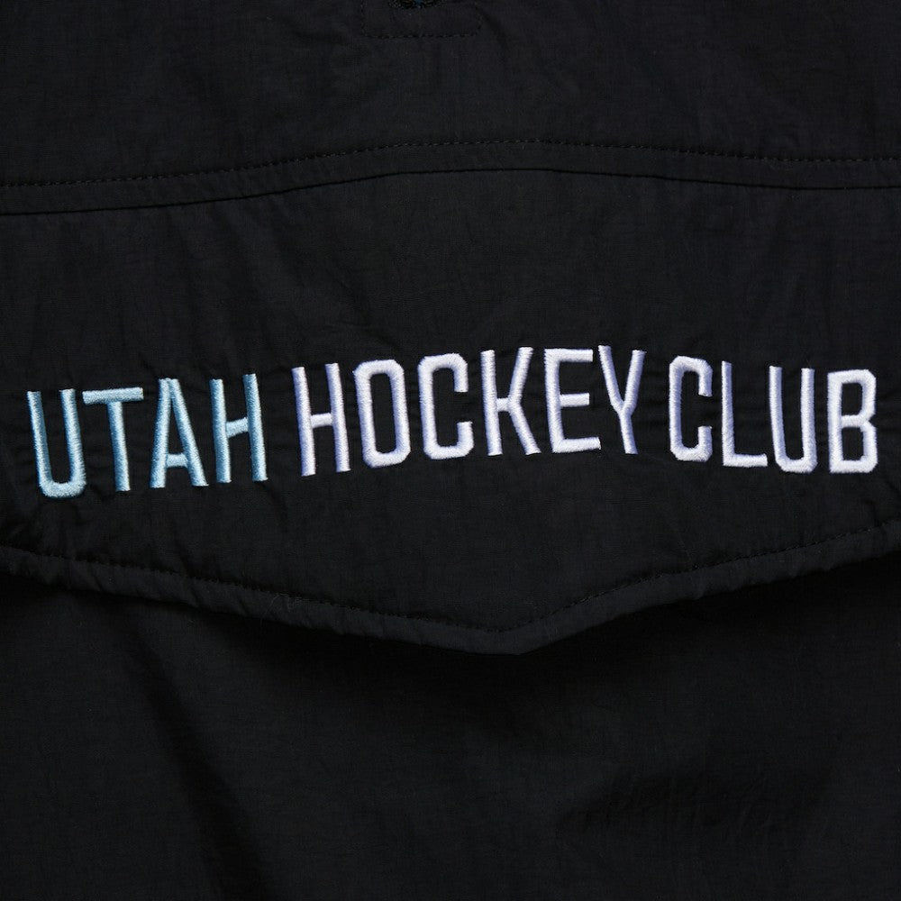 Utah Hockey Club Mitchell & Ness Retro Anorak Half-Zip Jacket - Black | US 201906426