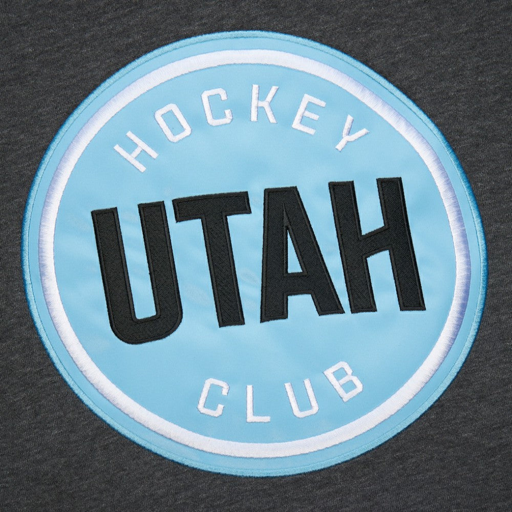 Utah Hockey Club Mitchell & Ness Playoff Pullover Hoodie - Anthracite | US 201906427