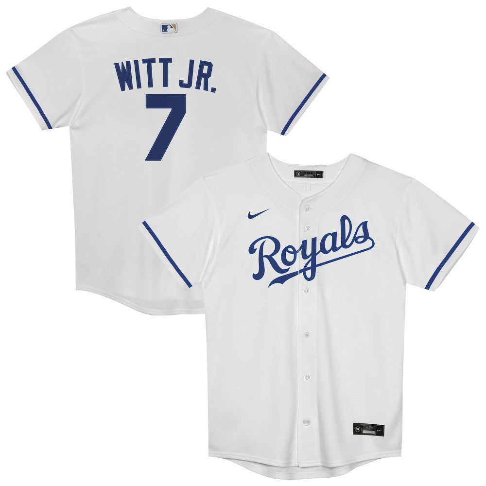 Bobby Witt Jr. Kansas City Royals Nike Preschool Home Replica Player Jersey - White Jerseys