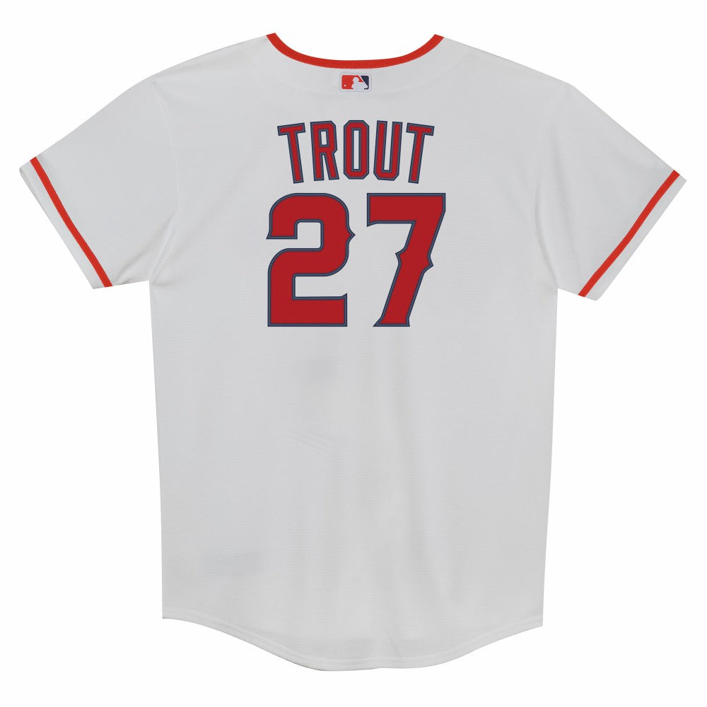 Mike Trout Los Angeles Angels Nike Preschool Home Replica Player Jersey - White Jerseys