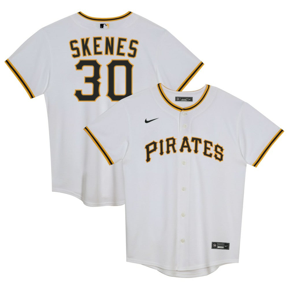 Paul Skenes Pittsburgh Pirates Nike Preschool Home Replica Player Jersey - White Jerseys