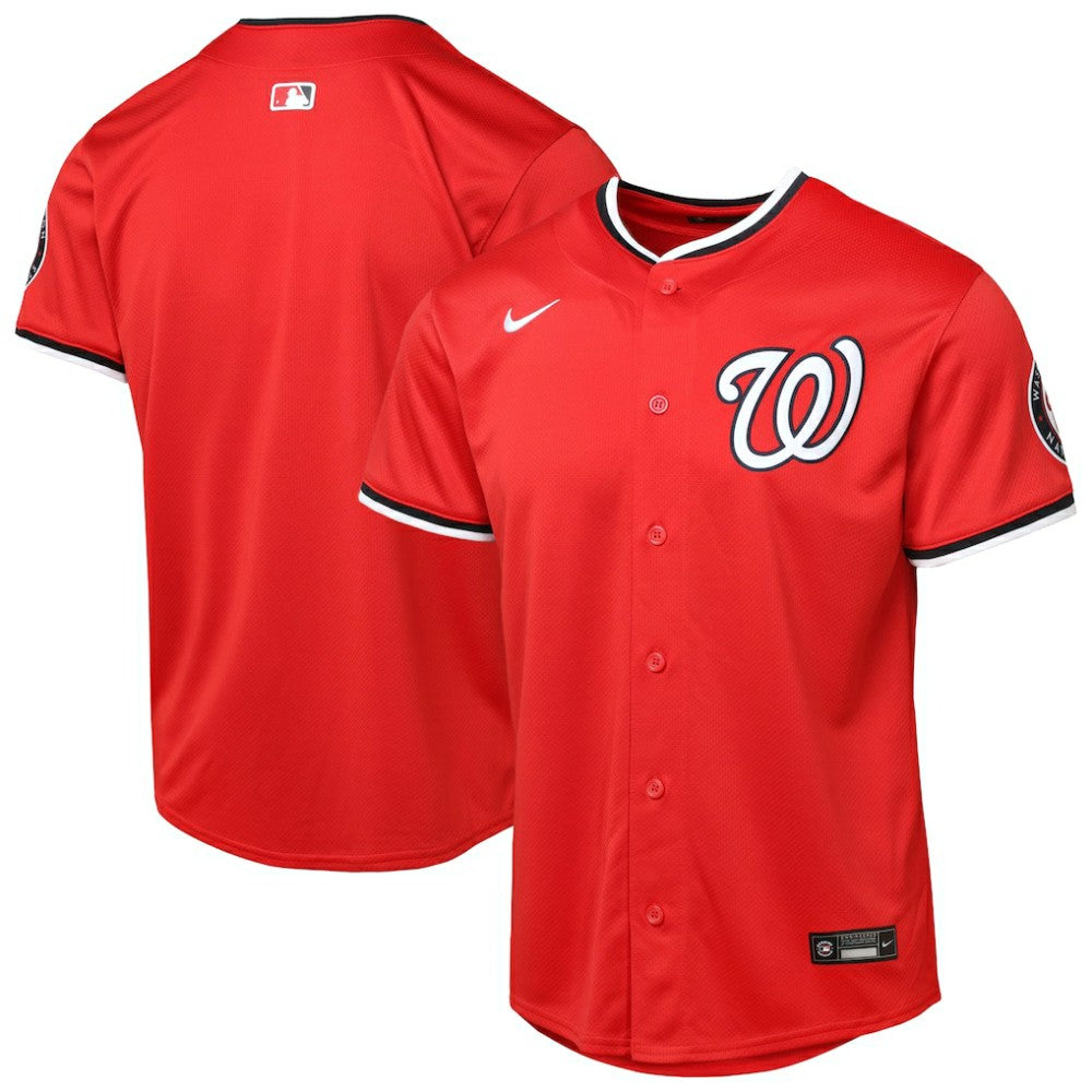 Washington Nationals Youth Alternate 2 Limited Jersey - Red Jerseys