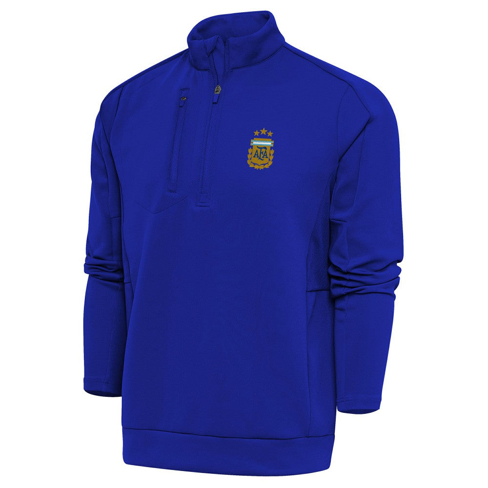 Argentina National Team Antigua Generation Quarter-Zip Pullover Top Royal