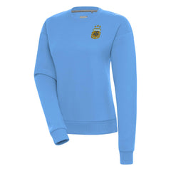 Argentina National Team Antigua Women's Victory Pullover Sweatshirt Powder Blue