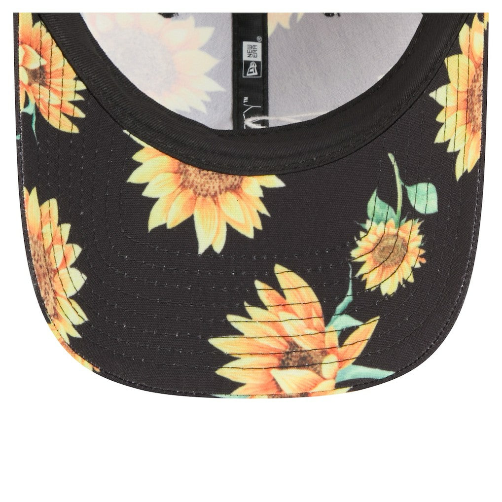 Baltimore Ravens New Era Women's Adventure Sunflower 9TWENTY Adjustable Hat - Black Hats