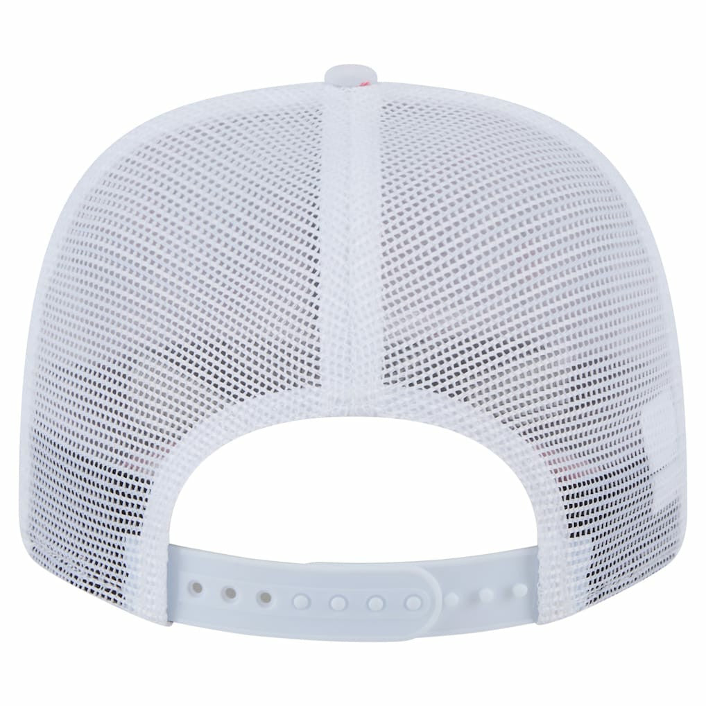 Los Angeles Chargers New Era Adventure Flamingo Pattern 9SEVENTY Stretch-Snap Hat - White Hats