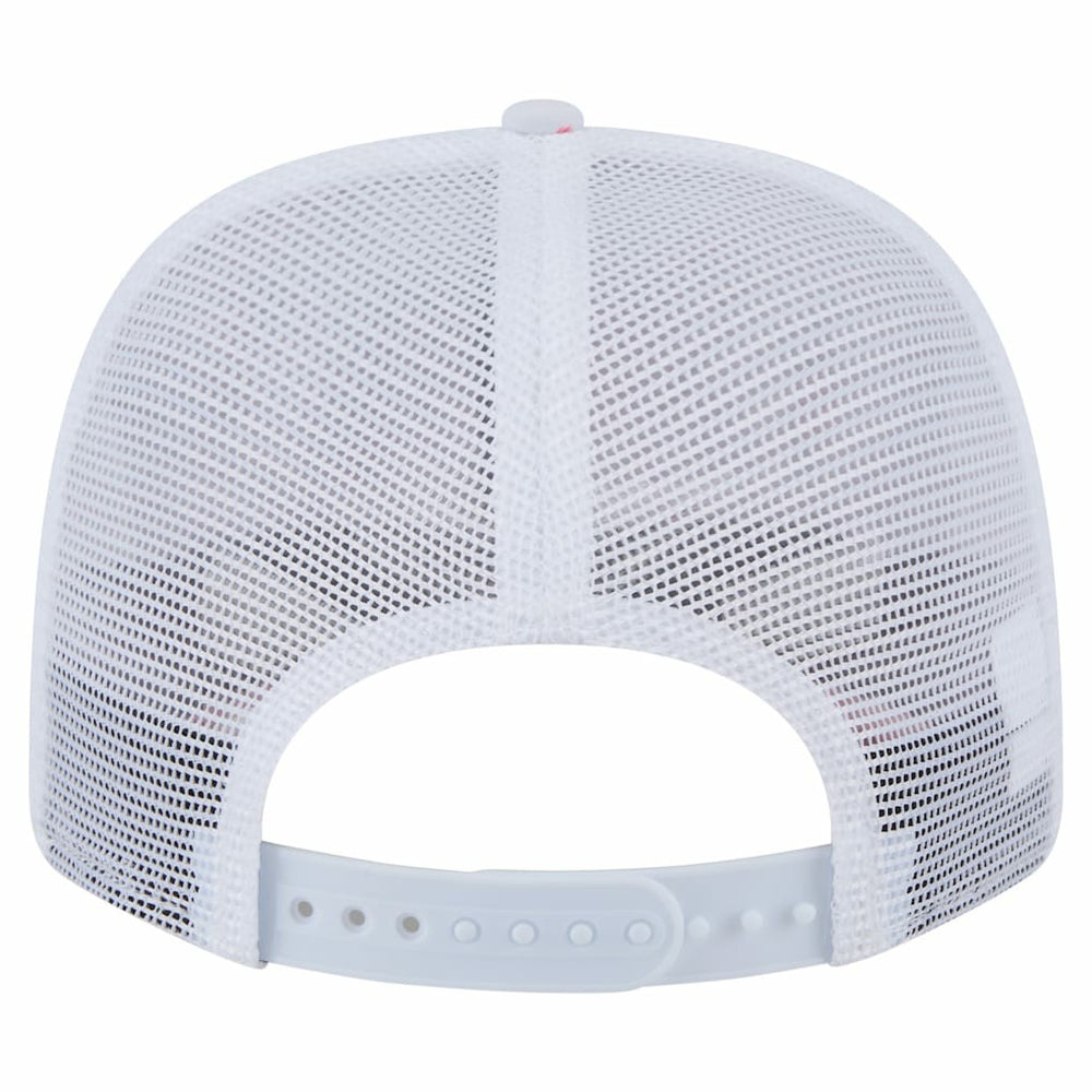 Los Angeles Chargers New Era Adventure Flamingo Pattern 9SEVENTY Stretch-Snap Hat - White Hats