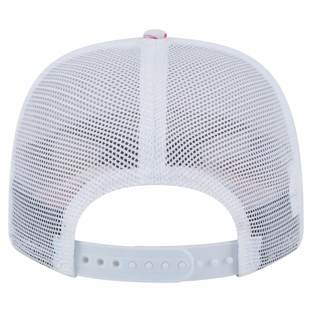 Miami Dolphins New Era Adventure Flamingo Pattern 9SEVENTY Stretch-Snap Hat - White Hats