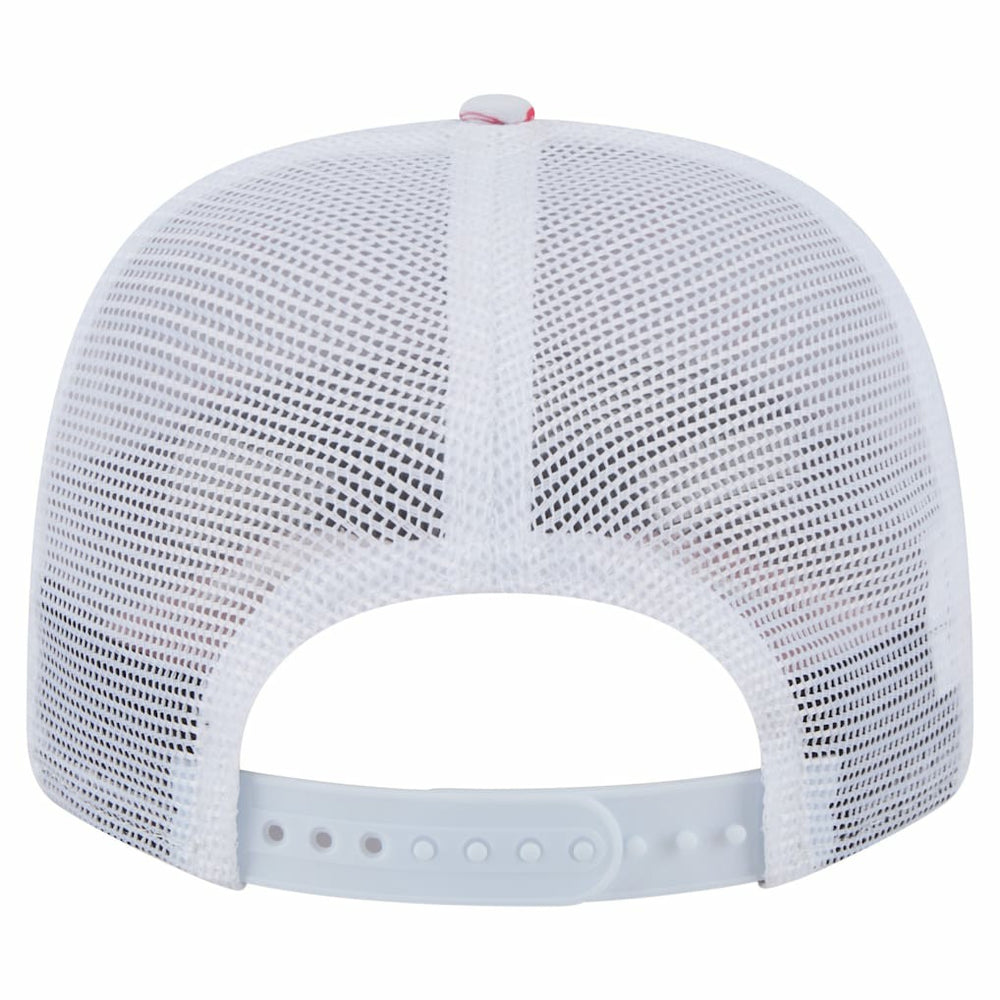 Miami Dolphins New Era Adventure Flamingo Pattern 9SEVENTY Stretch-Snap Hat - White Hats