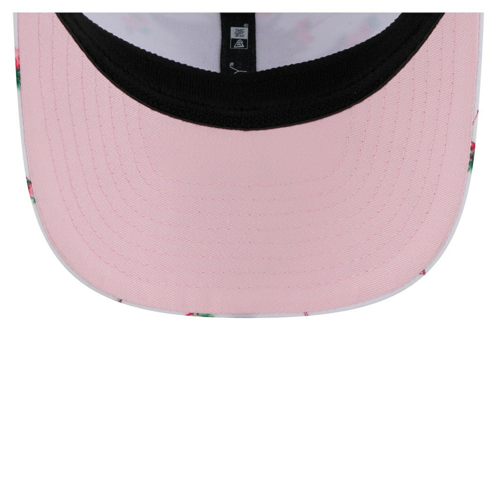 Miami Dolphins New Era Adventure Flamingo Pattern 9SEVENTY Stretch-Snap Hat - White Hats