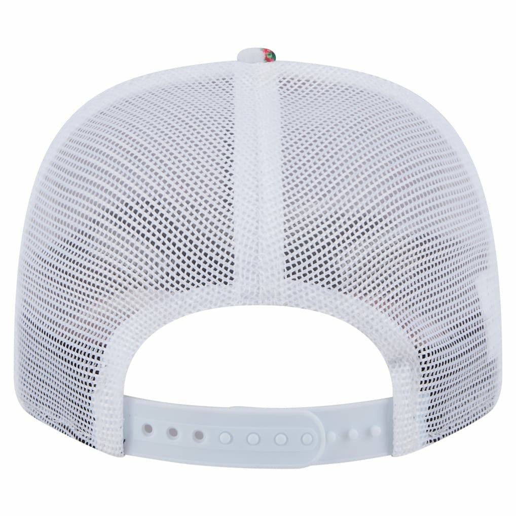 San Francisco 49ers New Era Adventure Flamingo Pattern 9SEVENTY Stretch-Snap Hat - White Hats