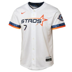 Craig Biggio Houston Astros Nike Youth 2025 City Connect Limited Player Jersey - White Jerseys