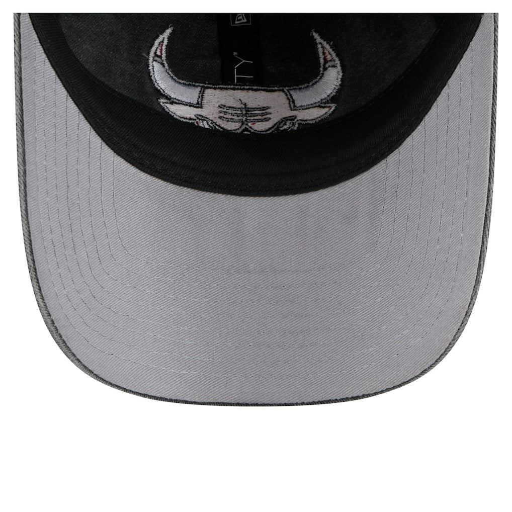Chicago Bulls Pigment Dyed 9TWENTY Adjustable Hat Black - New Era