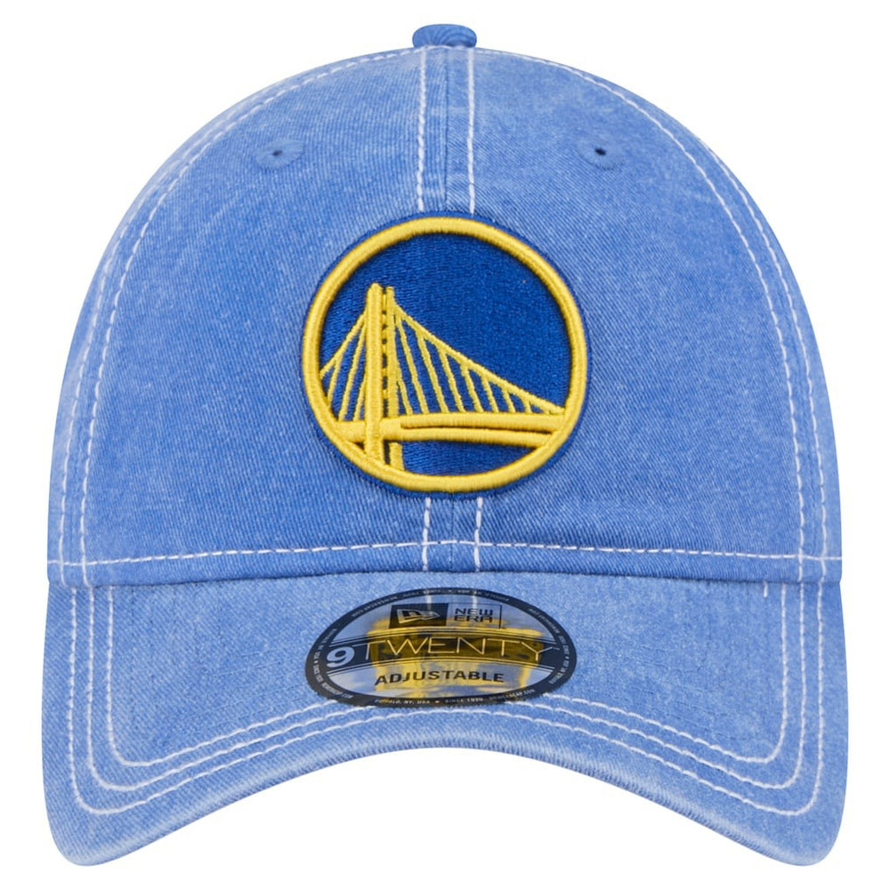 Golden State Warriors Pigment Dyed 9TWENTY Adjustable Hat Royal - New Era